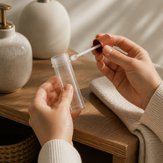 indyvit Darmflora Test Mikrobiom – Anwendung zu Hause